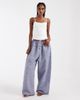 Free People Free People cross my heart pajama pants in blue-Multi - 2