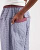 Free People Free People cross my heart pajama pants in blue-Multi - 3