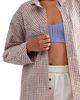 Free People Free People Cross My Heart Plaid Seersucker Sleep Shirt - 4