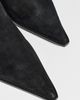 Free People Free People Daisy Slouch Kitten Heel Boots Black Suede - 6