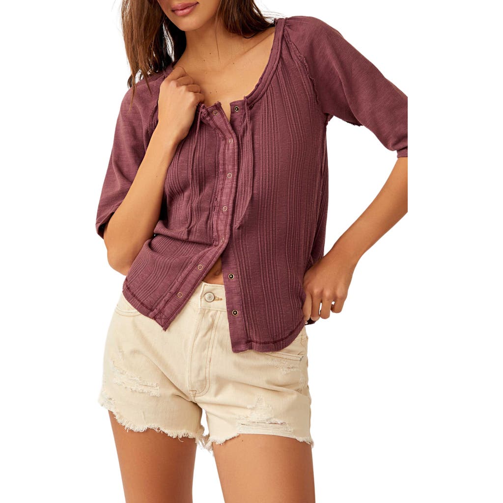 Free People Free People Daisy Snap-Up Top