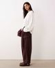 Free People Free People dawson pocket detail waffle knit top in clean ivory-White - 2