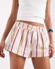 Free People Free People day to day mini boxer short in tea stripe combo-Multi - 3