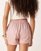 Free People Free People day to day relaxed boxer shorts in dusty pink - 4