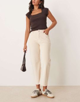 Free People Free People Deep trance cord pants in white