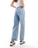Free People Free People deep trance dropped waist boyfriend jeans in light wash blue - 3
