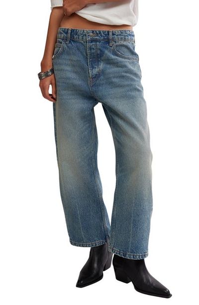 Free People Free People Deep Trance Low Rise Boyfriend Jeans