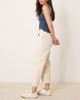 Free People Free People deep trance low rise boyfriend jeans in ecru-White - 2
