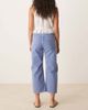Free People Free People deep trance mid rise straight leg jeans in ocean blue - 2
