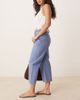 Free People Free People deep trance mid rise straight leg jeans in ocean blue - 3