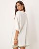 Free People Free People devon relaxed fit t-shirt in ivory-White - 2