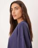 Free People Free People devon relaxed fit t-shirt in navy - 3