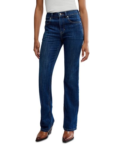 Free People Free People Double Knot High Rise Straight Leg Jeans in Aegean
