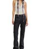 Free People Free People Double Knot High Waist Faux Leather Bootcut Jeans - 5