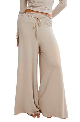 Free People Free People Dream State Wide Leg Lounge Pants