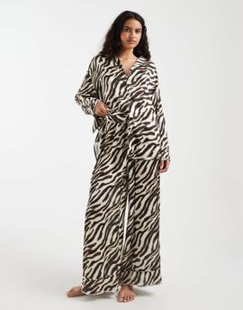Free People Free People dreamy days pajama set in zebra-Multi