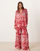 Free People Free People dreamy days printed pajama set in cherry-Red - 1
