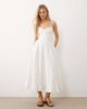 Free People Free People drop waist midi dress in coconut milk-White - 1