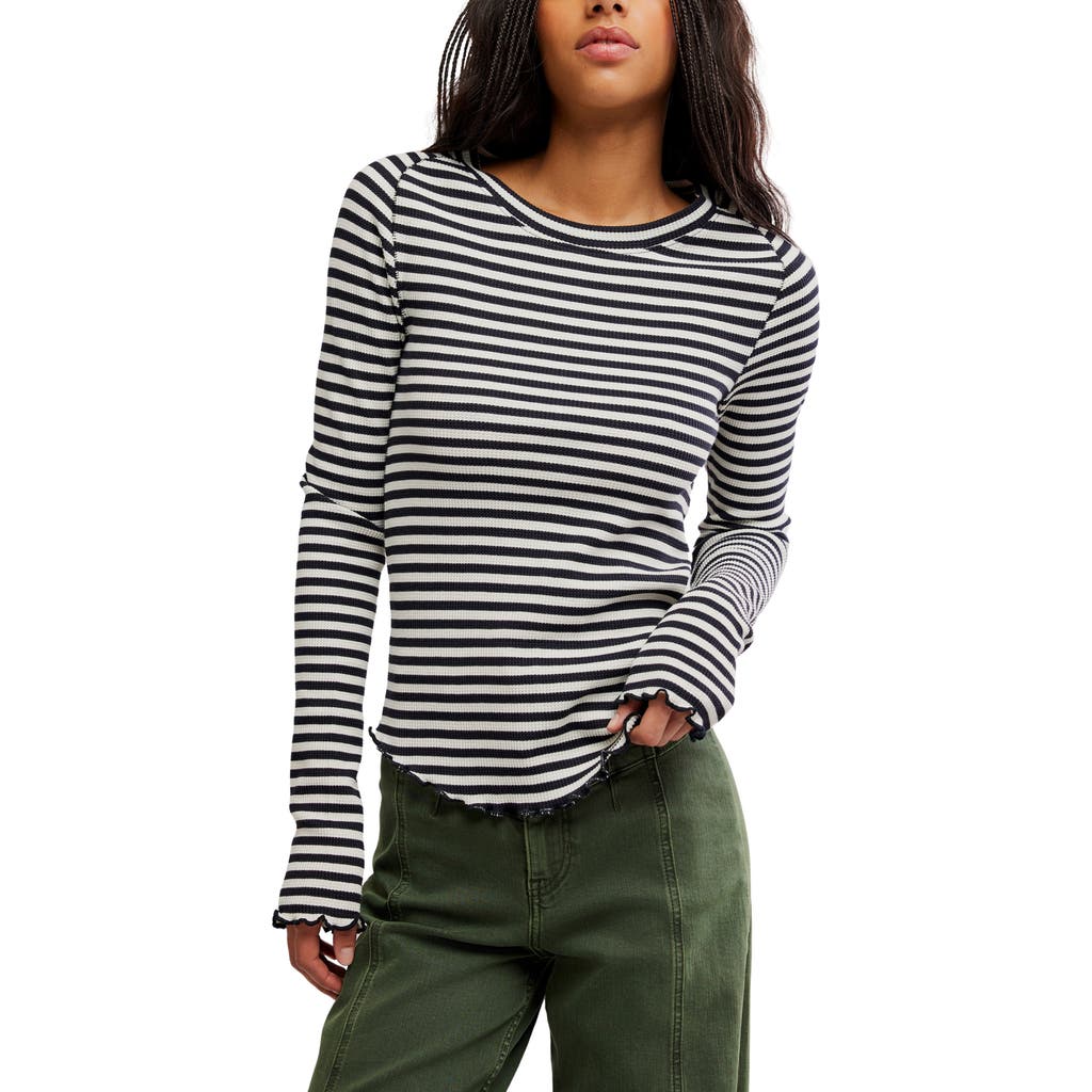 Free People Free People Easy Does It Striped T-Shirt