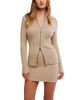 Free People Free People Eliza Cable Knit Sweater & Skirt Set - 1