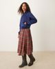 Free People Free People ellie satin bomber jacket in cosmic club-Blue - 2