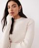 Free People Free People even after pullover in almond milk-White - 2