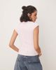 Free People Free People ever had baby t-shirt in soft pink - 4