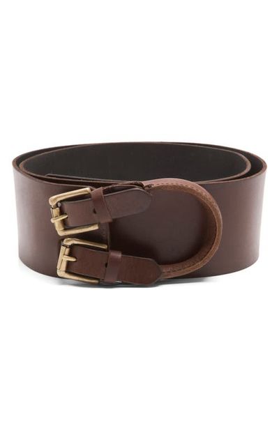 Free People Free People Everhart Wide Leather Hip Belt