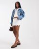 Free People Free People eyes on you skort in ivory-White - 3