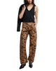 Free People Free People Fable Low Rise Print Bowed Jeans in Chocolate - 2