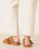 Free People Free People fallon suede fringed mules in toffee-Brown - 4