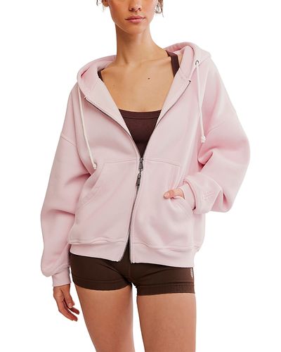 Free People Free People Final Call Zip Up Hooded Sweatshirt