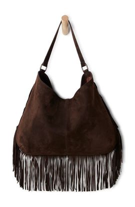 Free People Free People Finn Fringe Leather Shoulder Bag