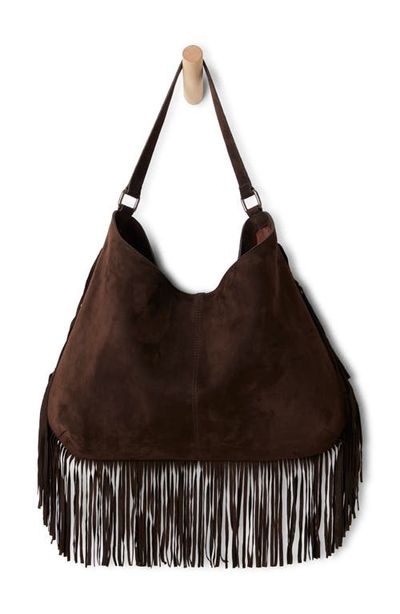 Free People Free People Finn Fringe Leather Shoulder Bag