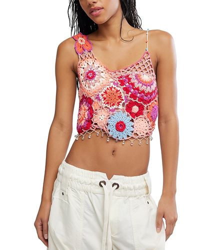 Free People Free People Fiorella Crochet Tank Top