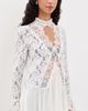 Free People Free People First Crush Lace Tunic Top Ivory - 2