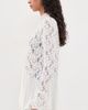 Free People Free People First Crush Lace Tunic Top Ivory - 4