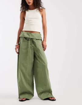 Free People Free People fisherman pants in mistletoe-Green