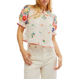 Free People Free People Flowers of Love Back Button-Up Shirt