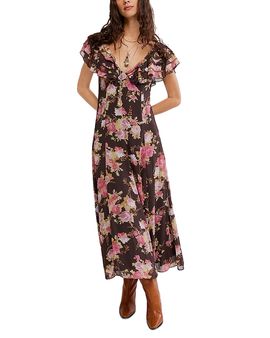 Free People Free People Forsythia Printed Maxi Dress