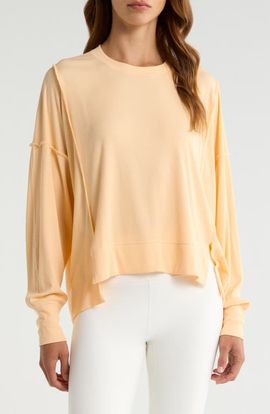 Free People Free People FP Movement All My Love Long Sleeve Rib T-Shirt