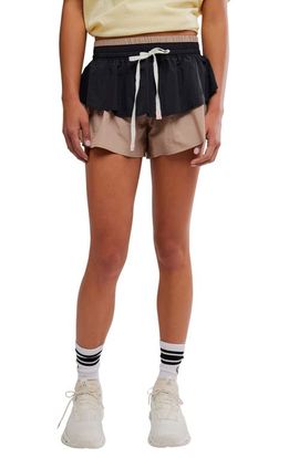 Free People Free People FP Movement Flex It High Rise Tiered Shorts