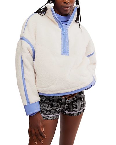 Free People Free People Fp Movement Mountain High Shine Half Zip Sweatshirt