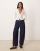 Free People Free People frankie long sleeve corset top in ivory-White - 3