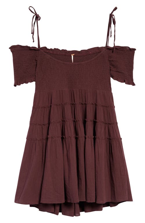 Free People Free People free-est Happy with You Cold Shoulder Minidress