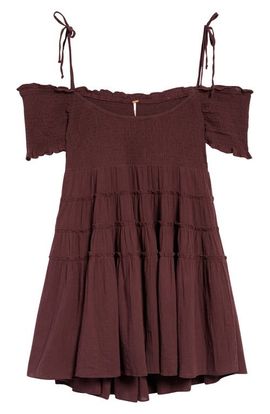Free People Free People free-est Happy with You Cold Shoulder Minidress