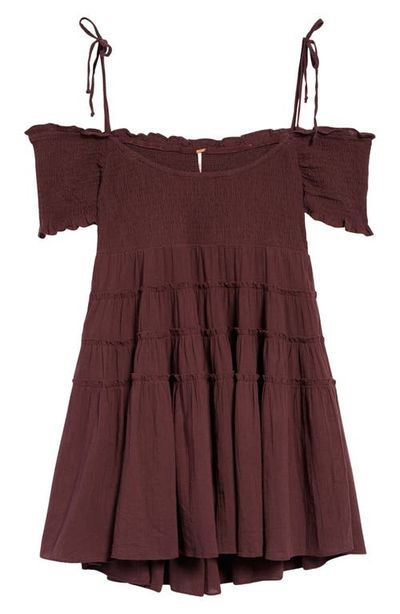 Free People Free People free-est Happy with You Cold Shoulder Minidress
