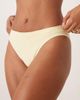 Free People Free People from the start bikini briefs in butter yellow - 2