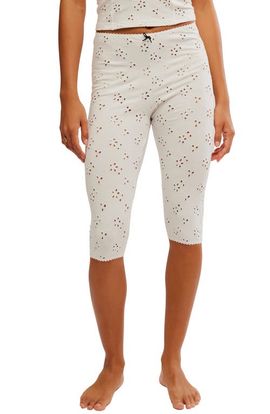 Free People Free People Full Bloom Eyelet Pajama Capri Pants