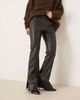 Free People Free People Glow Up faux leather flared pants in black-pink - 2